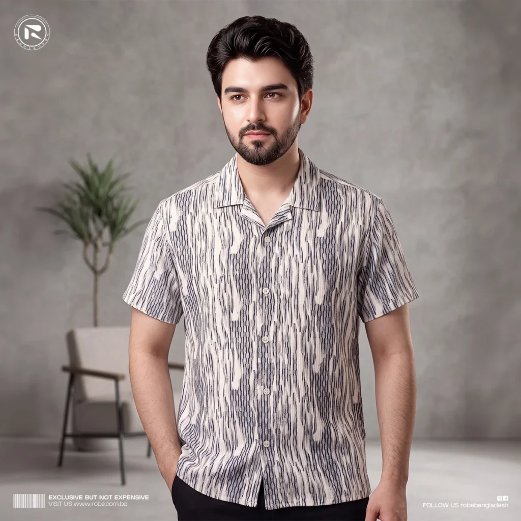 Q Ban Collar Half Sleeve