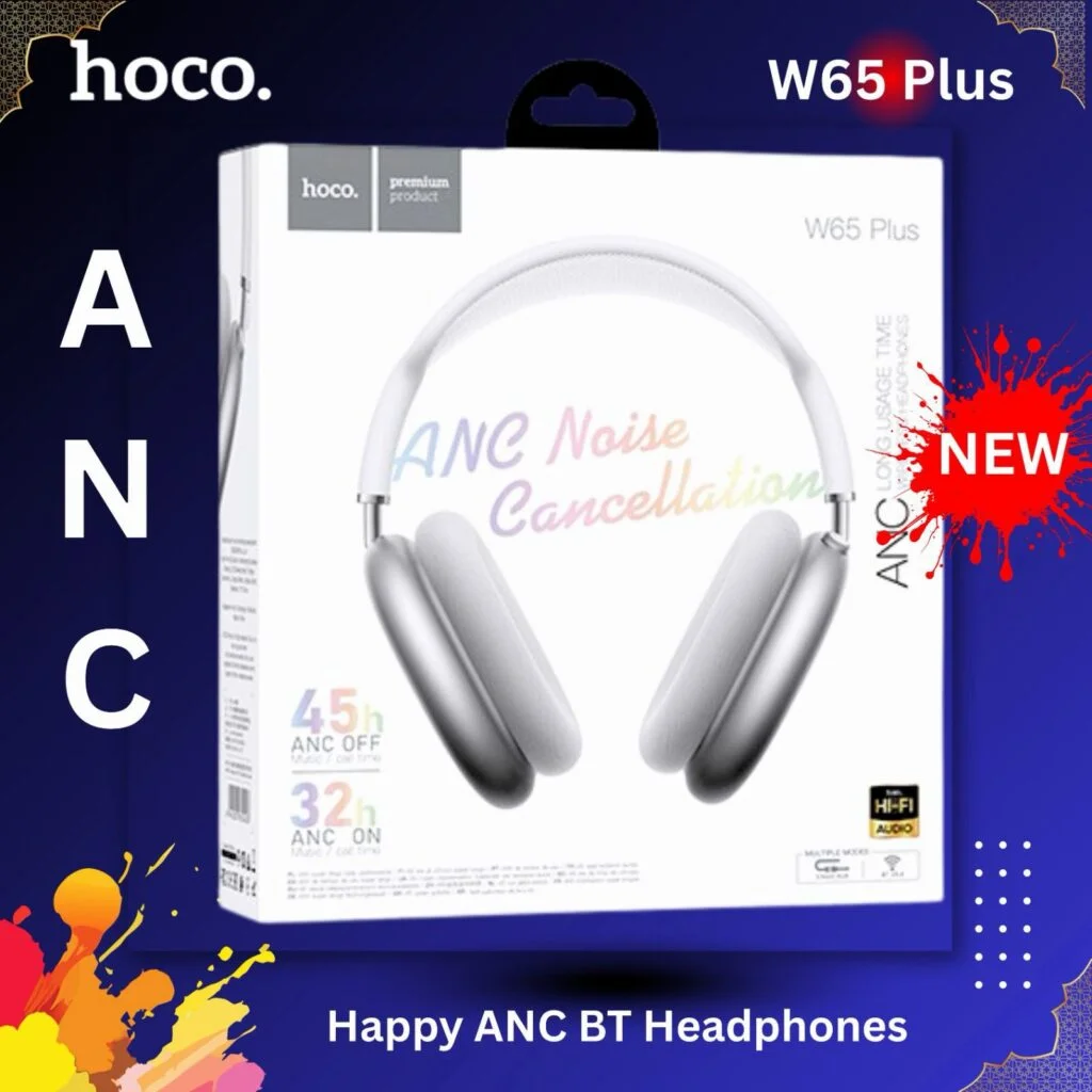 Hoco W65 Plus Happy ANC Wireless Bluetoot