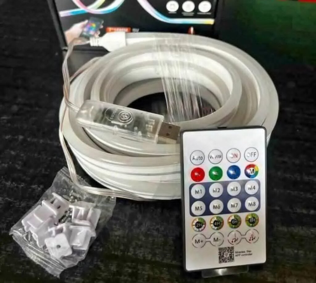 LED Neon RGB Magic Flexible Strip Light With - Image 4