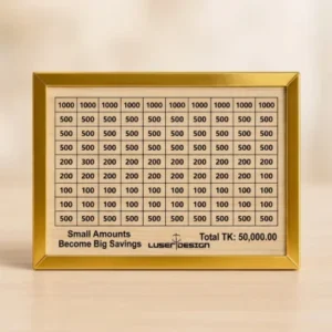 Wooden Money Saving Box Piggy Bank